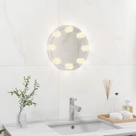 Frameless Wall Mirror with LED Lights Round Glass by vidaXL, Mirrors - Ref: Foro24-3078646, Price: 28,44 €, Discount: %