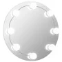 Espejo de pared sin marco con luces LED redondo de vidrio de vidaXL, Espejos - Ref: Foro24-3078646, Precio: 28,44 €, Descuent...