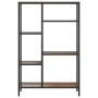 Estantería de madera contrachapada y acero 80x30x120 cm de vidaXL, Librerías y estanterías - Ref: Foro24-336358, Precio: 91,4...
