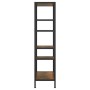 Estantería de madera contrachapada y acero 80x30x120 cm de vidaXL, Librerías y estanterías - Ref: Foro24-336358, Precio: 91,4...