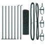Juego de Postes de Cerca de Metal Juego de 2 Verde Metal 10 m de , Paneles de vallas - Ref: Foro24-3352391, Precio: 70,12 €, ...