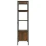 Estantería armario 5 niveles contrachapada y acero 80x40x163 cm de vidaXL, Librerías y estanterías - Ref: Foro24-336356, Prec...