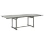 Mesa de comedor jardín madera maciza acacia (160-240)x100x75 cm de vidaXL, Mesas de jardín - Ref: Foro24-316573, Precio: 390,...