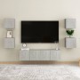 Set de muebles de salón 6 pzas madera ingeniería gris hormigón de vidaXL, Muebles TV - Ref: Foro24-3079080, Precio: 139,56 €,...