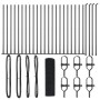 Cerca de Alambre Soldado con 13 Postes con Brida Gris 1x50 m Acero de , Paneles de vallas - Ref: Foro24-3352590, Precio: 287,...