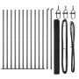 Valla de Alambre Soldado con 13 Postes Flanged Gris 1.4x50 m Acero de , Paneles de vallas - Ref: Foro24-3352598, Precio: 367,...