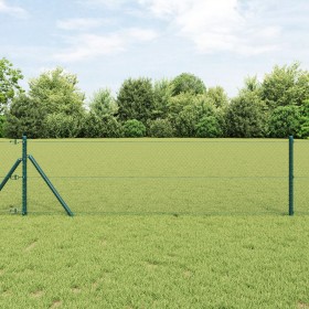 Comprar Valla Hexagonal Verde 0.8x100 m Acero