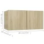 Juego de muebles de salón 6 piezas roble Sonoma de vidaXL, Muebles TV - Ref: Foro24-3078994, Precio: 200,92 €, Descuento: %