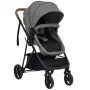 Cochecito de bebés 2 en 1 de acero gris claro y negro de vidaXL, Cochecitos de bebé - Ref: Foro24-10335, Precio: 212,25 €, De...