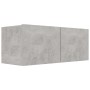 Set de muebles de salón 2 pzas madera ingeniería gris hormigón de vidaXL, Muebles TV - Ref: Foro24-3079120, Precio: 69,08 €, ...
