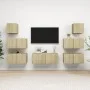 Juego de muebles de salón 7 piezas roble Sonoma de vidaXL, Muebles TV - Ref: Foro24-3079027, Precio: 210,82 €, Descuento: %
