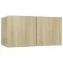 Juego de muebles de salón 7 piezas roble Sonoma de vidaXL, Muebles TV - Ref: Foro24-3079027, Precio: 210,82 €, Descuento: %