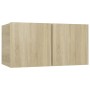 Juego de muebles de salón 7 piezas roble Sonoma de vidaXL, Muebles TV - Ref: Foro24-3079027, Precio: 208,59 €, Descuento: %