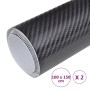 Láminas 4D para coche 2 unidades negro 100x150 cm de vidaXL, Vinilos para vehículos - Ref: Foro24-210722, Precio: 23,74 €, De...