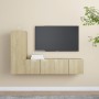 Juego de muebles de salón 3 piezas roble Sonoma de vidaXL, Muebles TV - Ref: Foro24-3078988, Precio: 108,48 €, Descuento: %