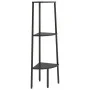 Estantería de esquina de 3 baldas negro 45,5x31,5x120 cm de vidaXL, Librerías y estanterías - Ref: Foro24-336390, Precio: 52,...