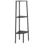 Estantería de esquina de 3 baldas negro 45,5x31,5x120 cm de vidaXL, Librerías y estanterías - Ref: Foro24-336390, Precio: 53,...