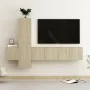 Juego de muebles de salón 5 piezas roble Sonoma de vidaXL, Muebles TV - Ref: Foro24-3078968, Precio: 154,20 €, Descuento: %