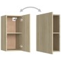Juego de muebles de salón 5 piezas roble Sonoma de vidaXL, Muebles TV - Ref: Foro24-3078968, Precio: 150,68 €, Descuento: %