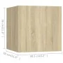 Juego de muebles de salón 5 piezas roble Sonoma de vidaXL, Muebles TV - Ref: Foro24-3078968, Precio: 154,20 €, Descuento: %