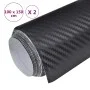 Láminas 3D para coches 2 uds negro 100x150 cm de vidaXL, Vinilos para vehículos - Ref: Foro24-210716, Precio: 22,22 €, Descue...