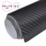 Láminas 3D para coches 2 uds negro 100x150 cm de vidaXL, Vinilos para vehículos - Ref: Foro24-210716, Precio: 22,63 €, Descue...
