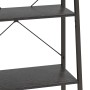 Estantería de pie 5 baldas negra 56x35x174 cm de vidaXL, Librerías y estanterías - Ref: Foro24-336369, Precio: 79,23 €, Descu...