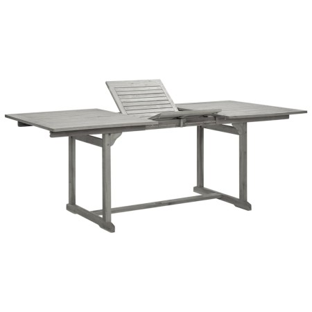 Mesa de comedor jardín madera maciza acacia (150-200)x100x75cm de vidaXL, Mesas de jardín - Ref: Foro24-316571, Precio: 249,0...
