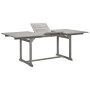Mesa de comedor jardín madera maciza acacia (150-200)x100x75cm de vidaXL, Mesas de jardín - Ref: Foro24-316571, Precio: 249,0...