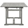 Mesa de comedor jardín madera maciza acacia (150-200)x100x75cm de vidaXL, Mesas de jardín - Ref: Foro24-316571, Precio: 249,0...