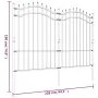 Gartenzaun mit Speerspitze aus schwarz beschichtetem Stahl, 190 cm von vidaXL, Zaunpaneele - Ref: Foro24-151082, Preis: 220,1...