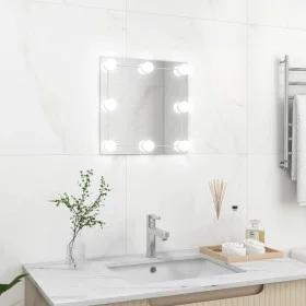 Espejo de pared con luces LED cuadrado de vidrio de vidaXL, Espejos - Ref: Foro24-3078635, Precio: 30,73 €, Descuento: %