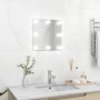 Espejo de pared con luces LED cuadrado de vidrio de vidaXL, Espejos - Ref: Foro24-3078635, Precio: 32,50 €, Descuento: %
