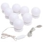 Espejo de pared con luces LED cuadrado de vidrio de vidaXL, Espejos - Ref: Foro24-3078635, Precio: 32,50 €, Descuento: %