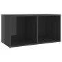 Muebles de salón de pared 4 pzas madera ingeniería gris brillo de vidaXL, Muebles TV - Ref: Foro24-3079978, Precio: 123,90 €,...