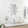 Espejo de pared con luces LED redondo de vidrio de vidaXL, Espejos - Ref: Foro24-3078641, Precio: 53,40 €, Descuento: %