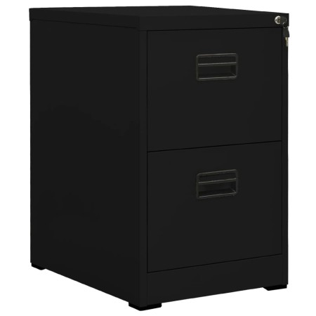 Armario archivador de acero negro 46x62x72,5 cm de vidaXL, Armarios archivadores - Ref: Foro24-336272, Precio: 140,95 €, Desc...