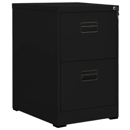 Armario archivador de acero negro 46x62x72,5 cm de vidaXL, Armarios archivadores - Ref: Foro24-336272, Precio: 138,74 €, Desc...