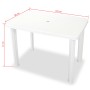 Set de mesa y sillas bistró de jardín 3 piezas plástico blanco en Conjuntos de jardín | Comprar online en Foru.es
