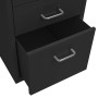 Armario archivador móvil metal negro 28x41x69 cm de vidaXL, Armarios archivadores - Ref: Foro24-335914, Precio: 86,29 €, Desc...