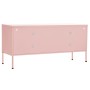 Mueble para TV de acero rosa 105x35x50 cm de vidaXL, Muebles TV - Ref: Foro24-336238, Precio: 132,46 €, Descuento: %