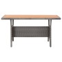 Mesa de jardín de madera maciza de acacia gris 120x70x66 cm de vidaXL, Mesas de jardín - Ref: Foro24-316586, Precio: 245,48 €...