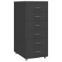 Armario archivador móvil metal antracita 28x41x69 cm de vidaXL, Armarios archivadores - Ref: Foro24-335919, Precio: 78,75 €, ...