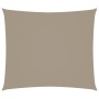 Toldo de vela rectangular tela Oxford gris taupe 2,5x3 m en Sombrillas | Comprar online en Foru.es