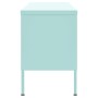 Mueble para TV de acero verde menta 105x35x50 cm de vidaXL, Muebles TV - Ref: Foro24-336239, Precio: 143,86 €, Descuento: %
