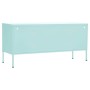 Mueble para TV de acero verde menta 105x35x50 cm de vidaXL, Muebles TV - Ref: Foro24-336239, Precio: 143,86 €, Descuento: %