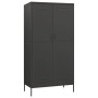 Armario de acero gris antracita 90x50x180 cm de vidaXL, Armarios roperos - Ref: Foro24-336249, Precio: 283,48 €, Descuento: %