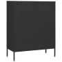 Black steel drawer cabinet 80x35x101.5 cm by vidaXL, Drawers - Ref: Foro24-336205, Price: 176,35 €, Discount: %