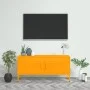 Mueble para TV de acero amarillo mostaza 105x35x50 cm de vidaXL, Muebles TV - Ref: Foro24-336227, Precio: 157,00 €, Descuento: %