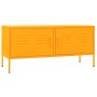 Mueble para TV de acero amarillo mostaza 105x35x50 cm de vidaXL, Muebles TV - Ref: Foro24-336227, Precio: 156,78 €, Descuento: %